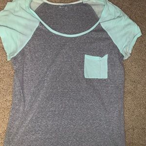 Gray blue t-shirt
